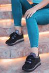 Arissa Siyah Bağcık Detay Kadın Spor Ayakkabı