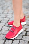 Oliver Taş Detaylı Kırmızı Kadın Spor Ayakkabı 